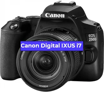 Ремонт фотоаппарата Canon Digital IXUS i7 в Омске